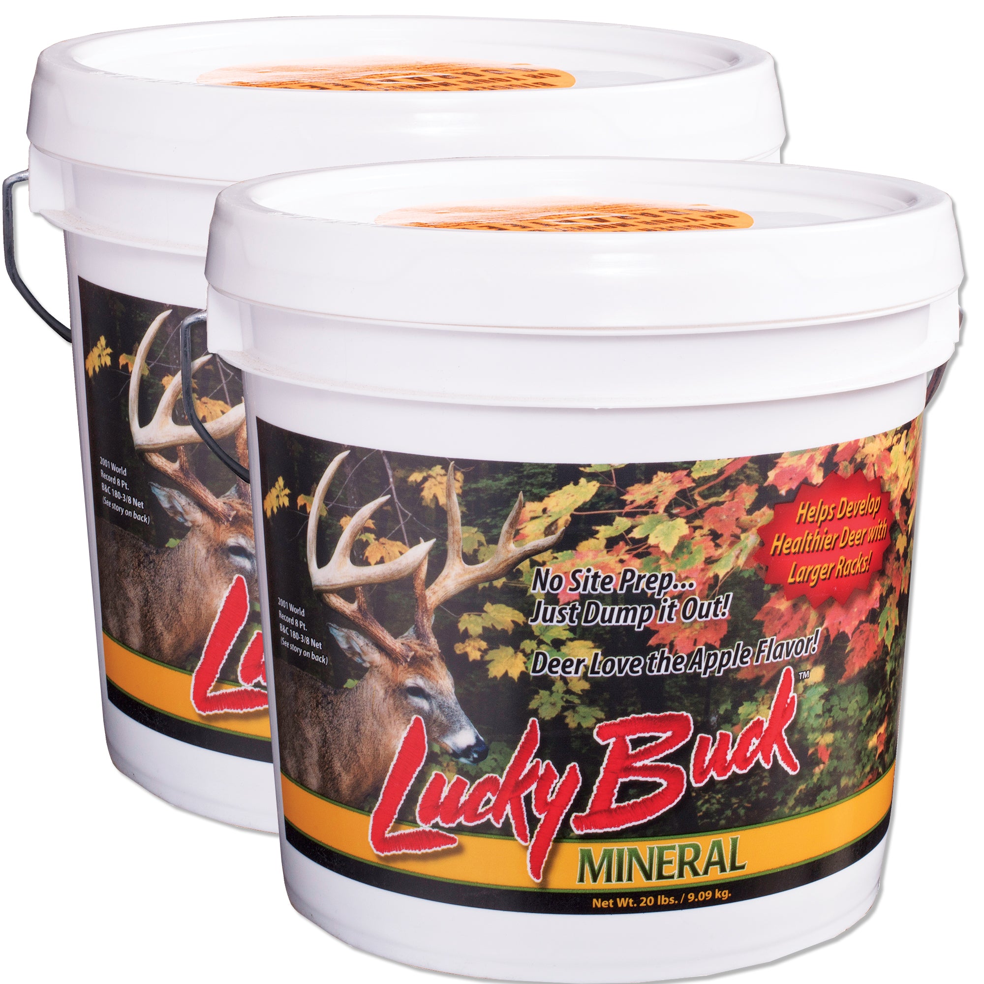 Lucky Buck Mineral (2) 20 LB Buckets