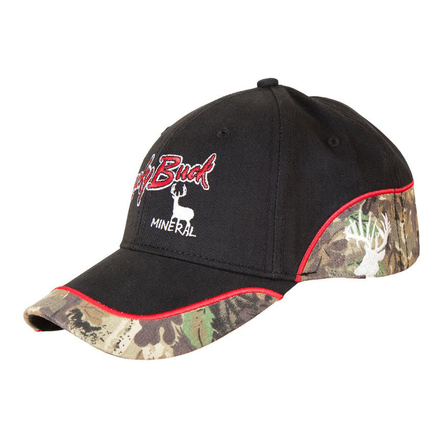 Lucky Buck Cap with Red Trim